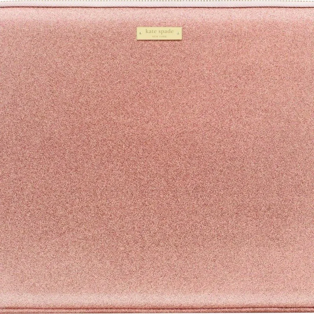 Kate Spade Laptop Sleeve for 13in Laptop in Pink Glitter